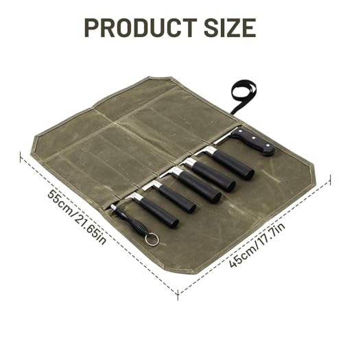 Chefs Knife Roll Bag for Professional Travel
